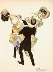 Carnaval. Un vieil âne le paie et crie, Il le prend pour jeunesse et gaieté.